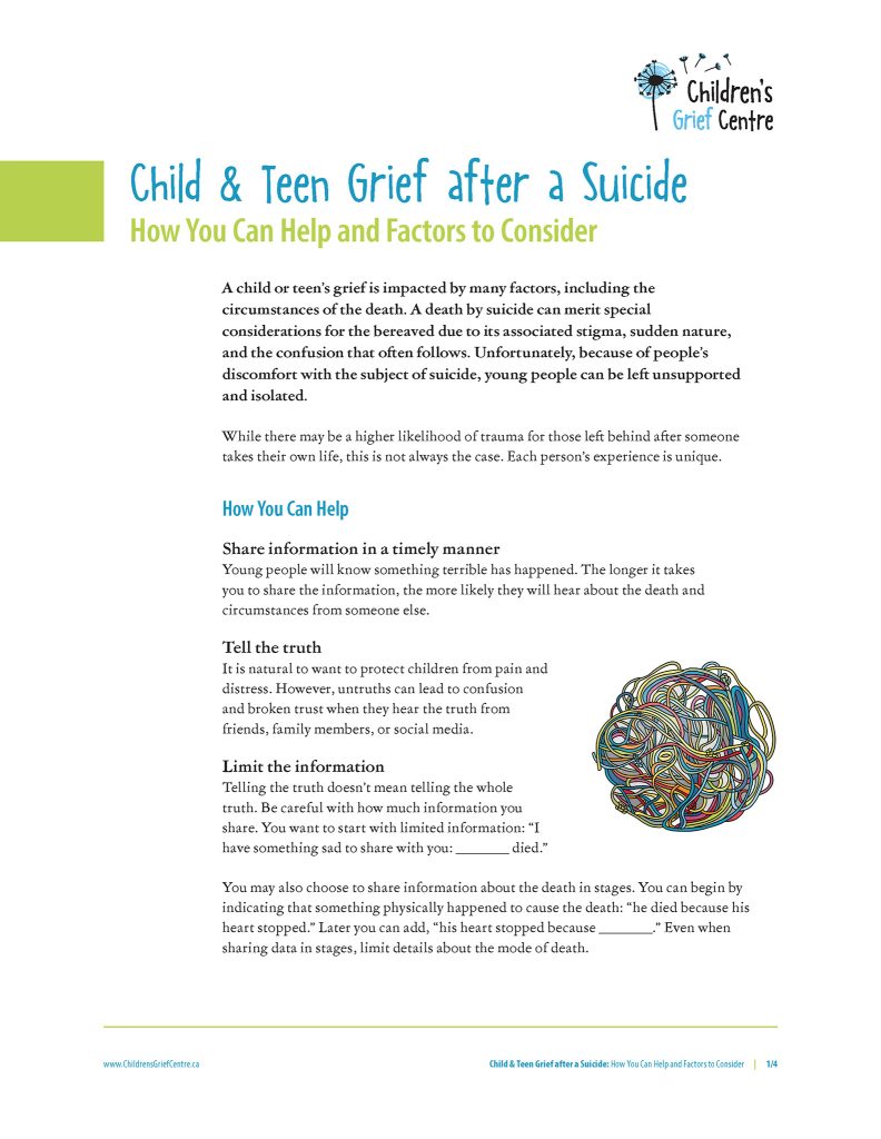 2021 CGC Child + Teen Grief After Suicide