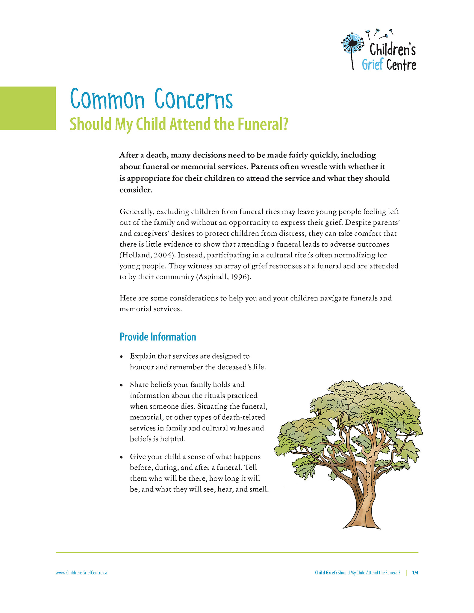 2021 CGC Common Concerns Attending a Funeral